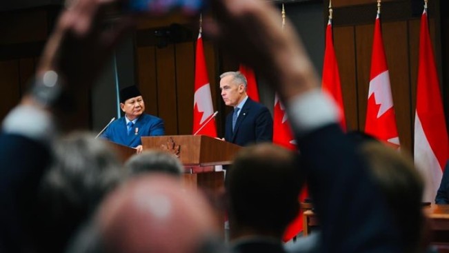 Momen hangat Presiden RI dengan PM Kanada